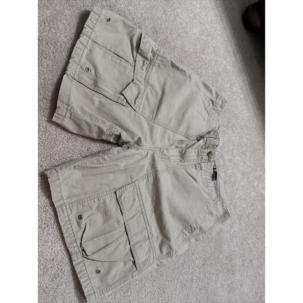 Guide Series Mens Rip Stop Fishing Short Size 36 8 Inseam Brown